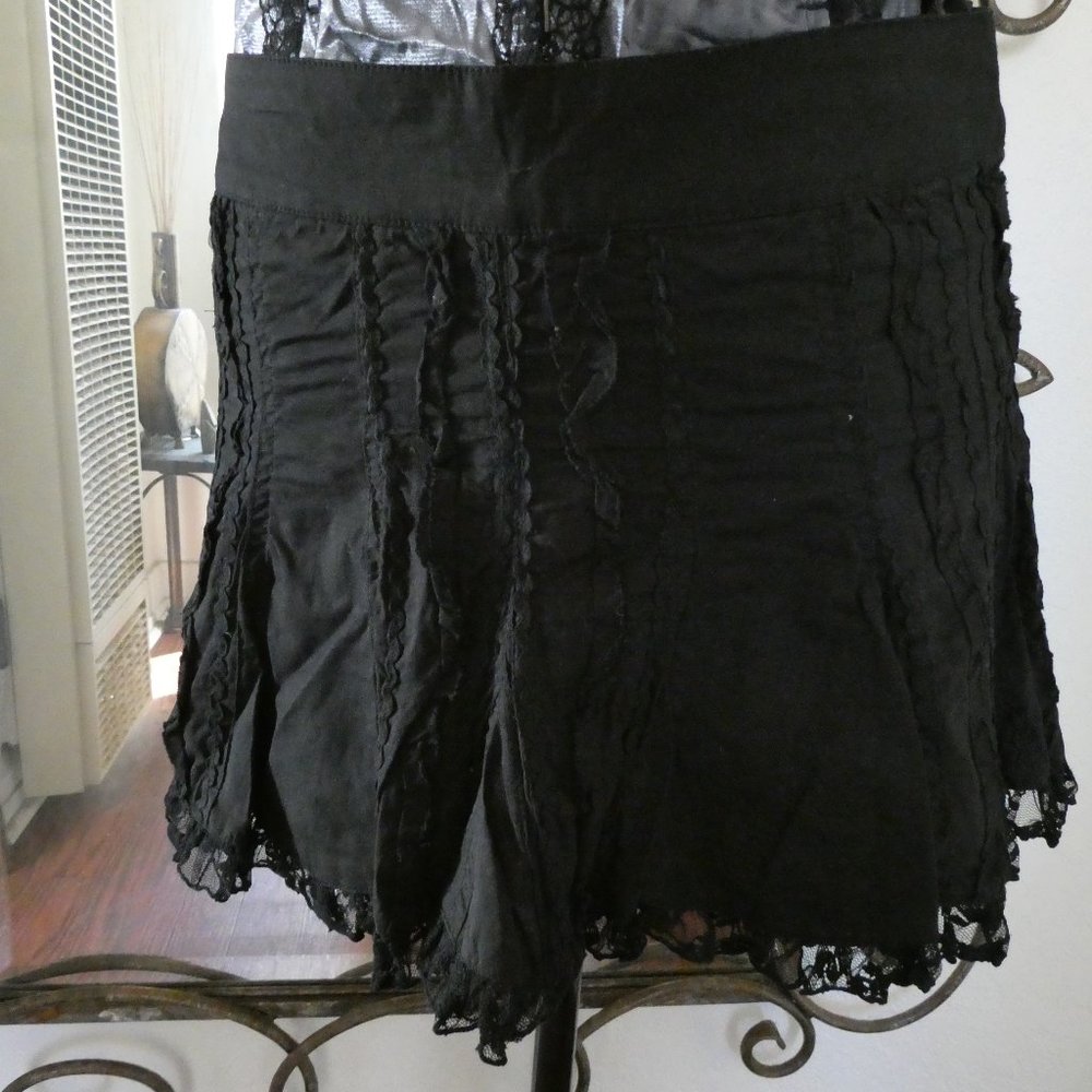SOLD Lip Service Ruffle Mini Skirt - Picture 2 of 6